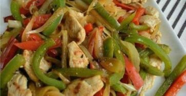 RECETA DE FAJITAS DE POLLO