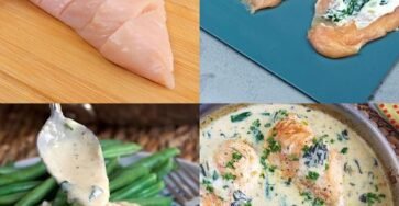 RECETA DE POLLO A LA CREMA