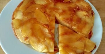 Receta de Tarta de manzana en sartén