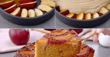 RECETA DE TORTA INVERTIDA DE MANZANAS