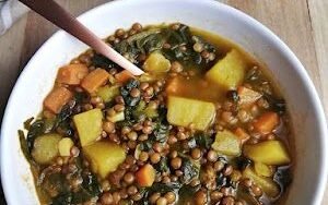 LENTEJAS CON VERDURAS CASERA