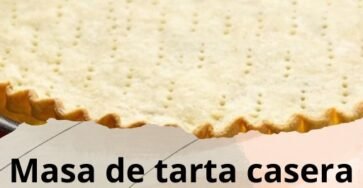 Masa de tarta casera