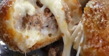 ALBÓNDIGAS RELLENAS DE QUESO