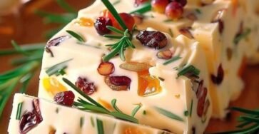 Queso Festivo con Frutas y Nueces