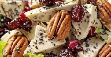 Ensalada de Pollo, Arándanos y Nueces