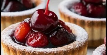 MINI CHEESECAKE DE CEREZA.