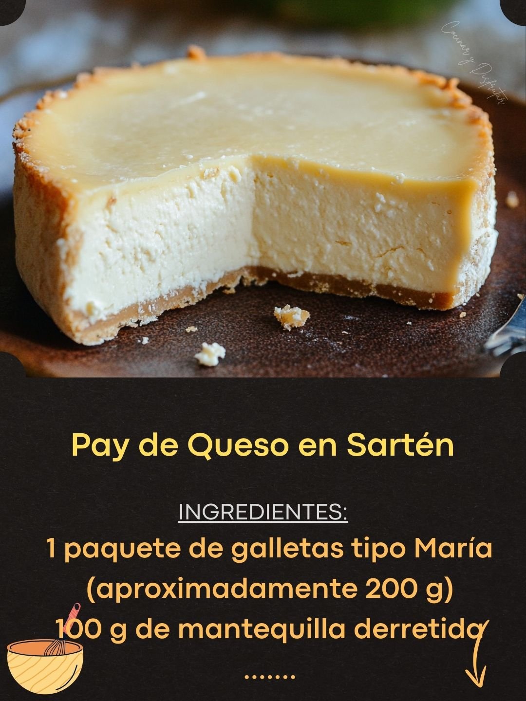 Pay de Queso en Sartén