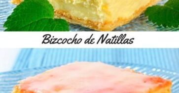 Bizcocho de Natillas con Glaseado