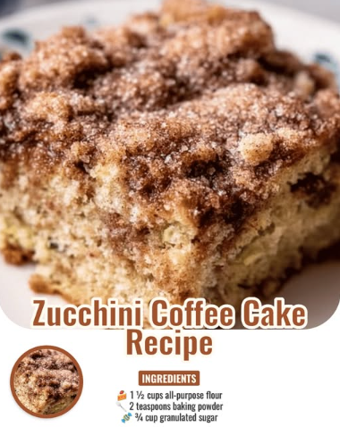 Zucchini Coffee Cake Recipe
