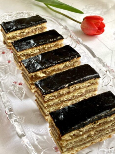 Gerbeaud Cake (Zserbó szelet)🇭🇺