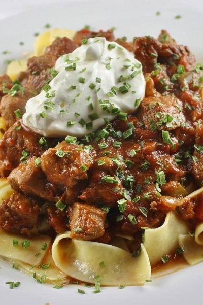 Porkolt (Hungarian Stew) Made With Pork🇭🇺..-